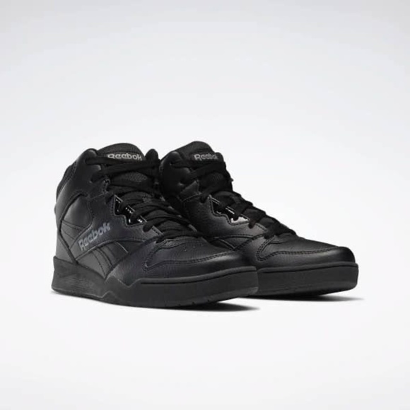 BRAND NEW men reebok royal leather / mesh black basketball shoes size US 9.5 12 - Picture 1 of 10